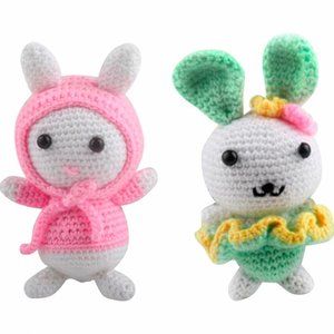 Crochet,DIY Animal Rabbit Crochet,Cute Plush Toy Crochet,Knitting Sewing Crafts